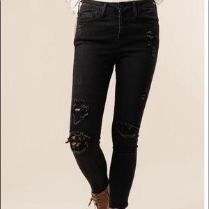 Flying Monkey black with lace detail Size:25